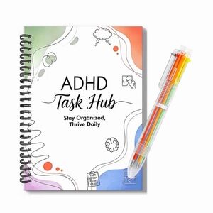 ADHD Task Hub Planning Kit - Notebook + FREE 6-Color Pen